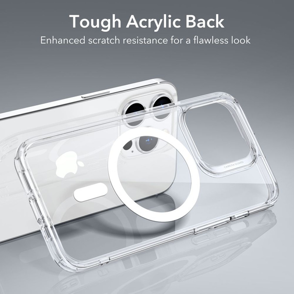 ESR Classic Hybrid Halolock-Hülle mit MagSafe für iPhone 14 Pro – transparent