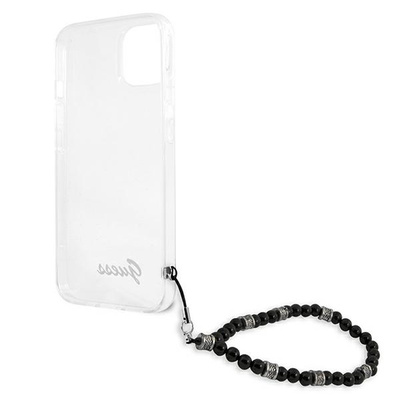Guess GUHCP13MKPSBK iPhone 13 6.1&quot; Transparente Hardcase Black Pearl