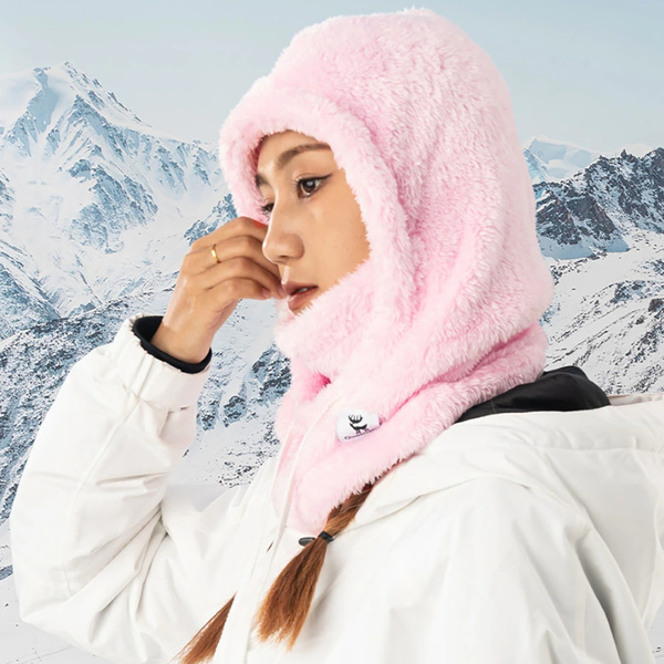 Qunature Arctic Velvet Ski-Sturmhaube Größe L – Pink