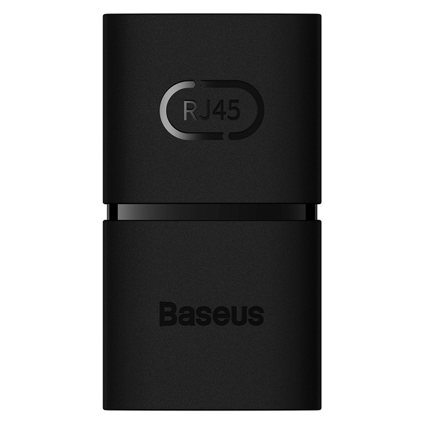 Baseus AirJoy Series Ethernet cable connector RJ-45 2 pcs - black