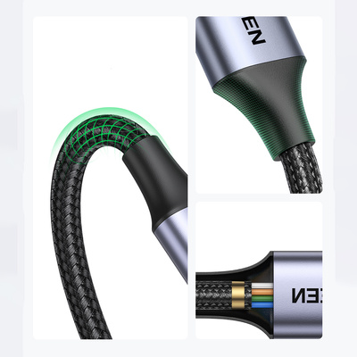 USB C / micro USB-B 3.0 cable Ugreen US565 5Gb/s 3A 1m - gray
