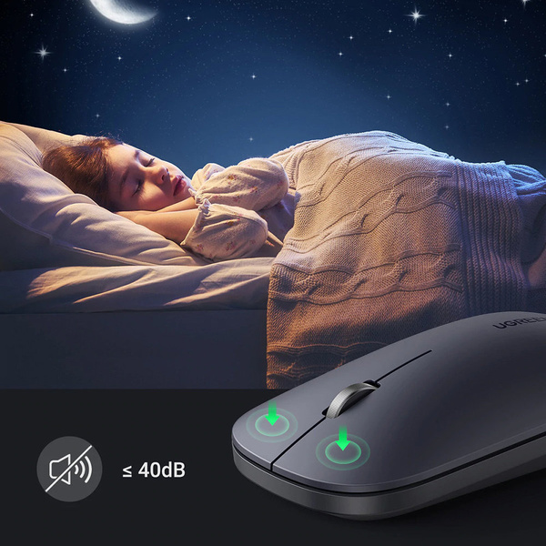 Ugreen handliche kabellose USB-Maus grün (MU001)