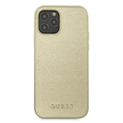 Guess GUHCP12LIGLGO iPhone 12 Pro Max 6,7&quot; Gold/Gold Hardcase Schillernd