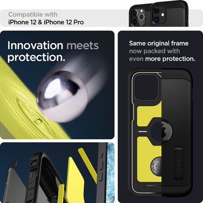 Spigen Tough Armor Case for iPhone 12 / iPhone 12 Pro - Black
