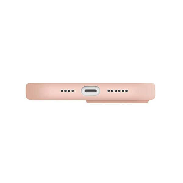 Etui Uniq Lino na iPhone 13 Pro / iPhone 13 - różowe