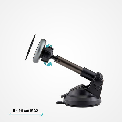SBS TESUPMAGEXT Telescopic Smartphone Holder Compatible with MagSafe - Black