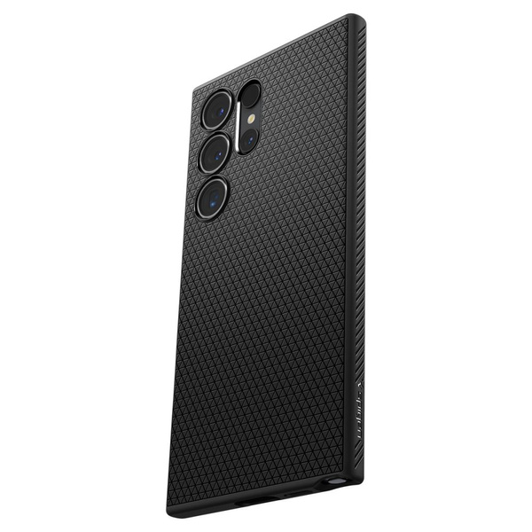 Spigen Liquid Air Hülle für Samsung Galaxy S24 Ultra – mattschwarz