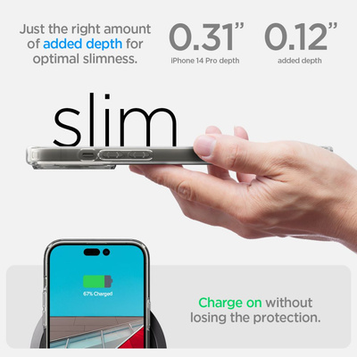 Spigen Ultra Hybrid iPhone 14 Pro Case - Clear