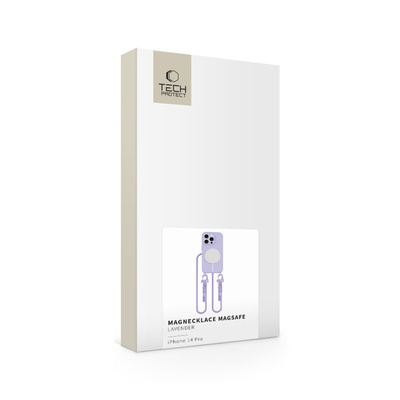 Tech-Protect MagNecklace MagSafe-Hülle für iPhone 14 Pro – Lavendel