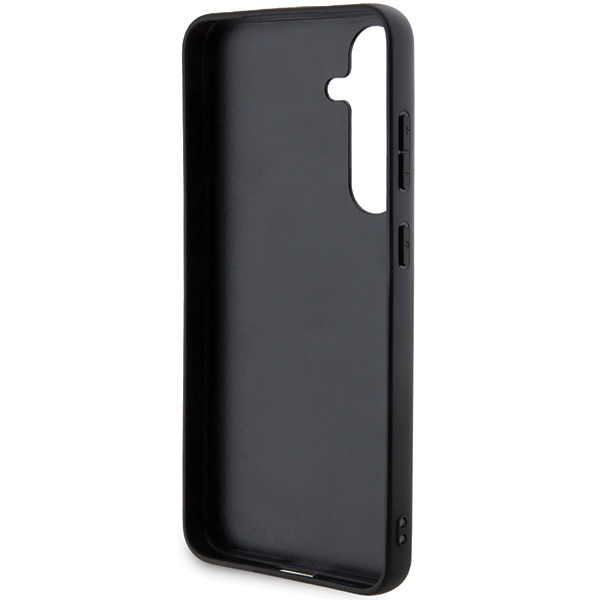 Karl Lagerfeld KLHCS24SPSAKCMPK S24 S921 hardcase black/black Saffiano Karl &amp; Choupette Metal Pin
