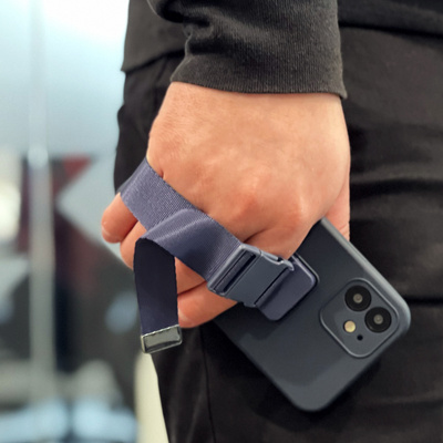 Seilhülle Gelhülle mit einer Kette Lanyard Tasche Lanyard iPhone 12 Pro Max lila
