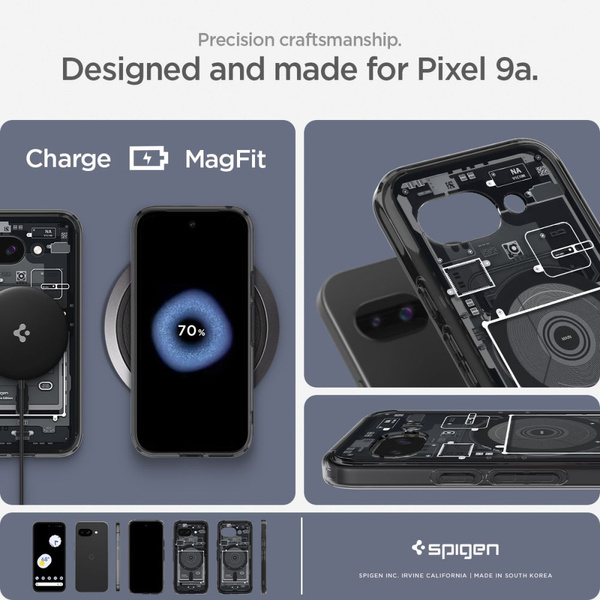 Spigen Ultra Hybrid Mag MagSafe Case für Google Pixel 9A Zero One - Schwarz