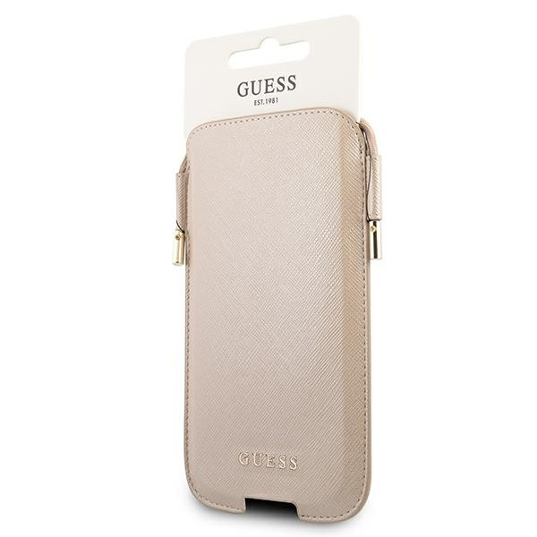 Guess Handtasche GUHCP12MSAPSLG 6,1&quot; Gold/Gold Saffiano