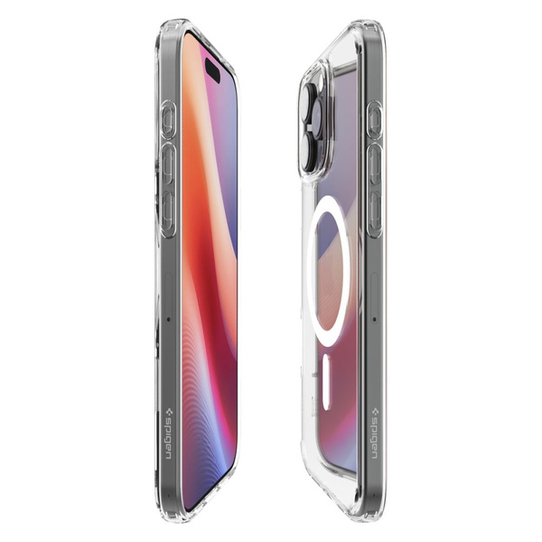 Spigen Ultra Hybrid Mag-Hülle mit MagSafe für iPhone 16 Pro – Weiß