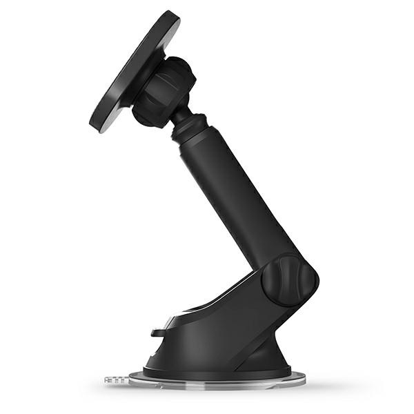 Uniq Magneo Autohalterung mit induktivem Ladegerät für Cockpit/Fenster – Grau