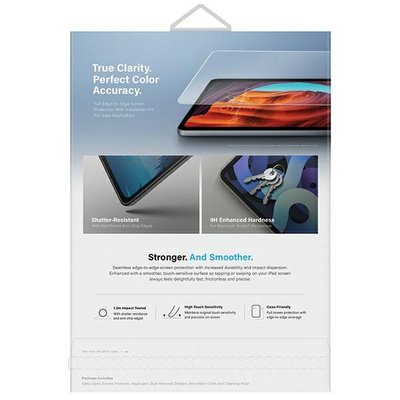 Uniq Optix Clear gehärtetes Glas mit Applikator für iPad Pro 11&quot; 2024