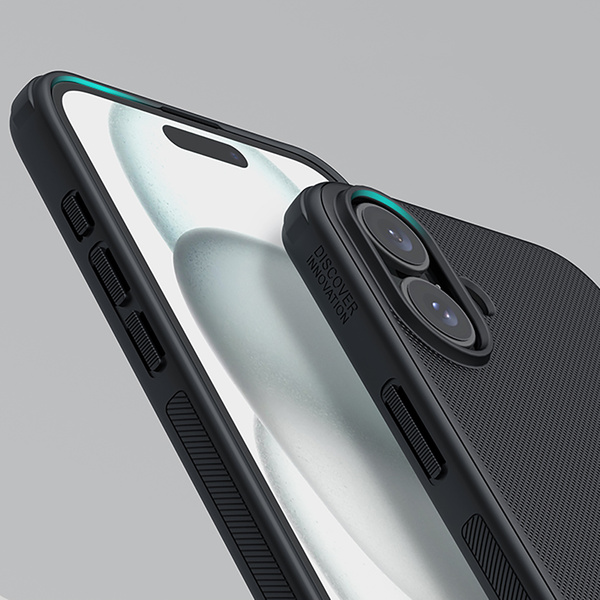 Etui Nillkin Super Frosted Shield Pro na iPhone 16 - czarne