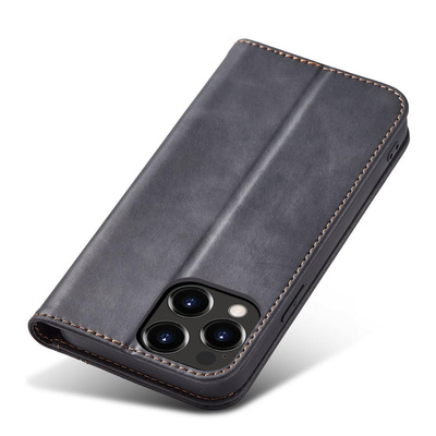 Magnet Fancy Case Hülle für iPhone 14 Flip Cover Wallet Ständer schwarz