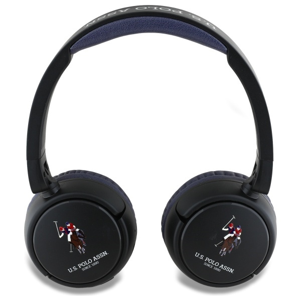 US Polo Bluetooth On-Ear Headphones USHPV6PCOV Navy DH Color Logo