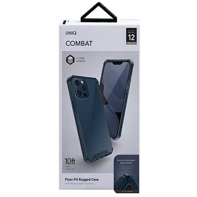 Etui Uniq Combat na iPhone 12 Pro Max - niebieskie