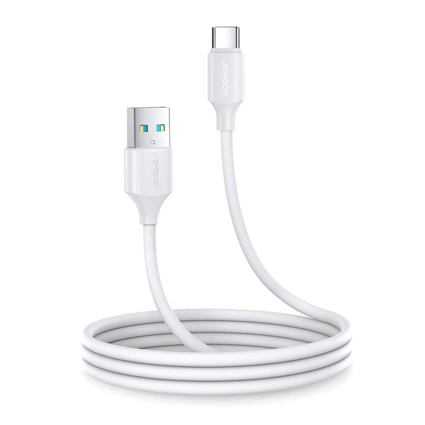 Joyroom kabel do ładowania / transmisji danych USB - USB Typ C 3A 1m biały (S-UC027A9)