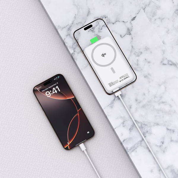 Powerbank Tech-Protect PB24 LifeMag QI2 MagSafe 10000 mAh - weiß