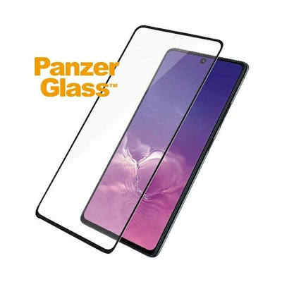 Szkło hartowane PanzerGlass E2E Super+ na Samsung Galaxy S10 Lite / M51  - z czarną ramką