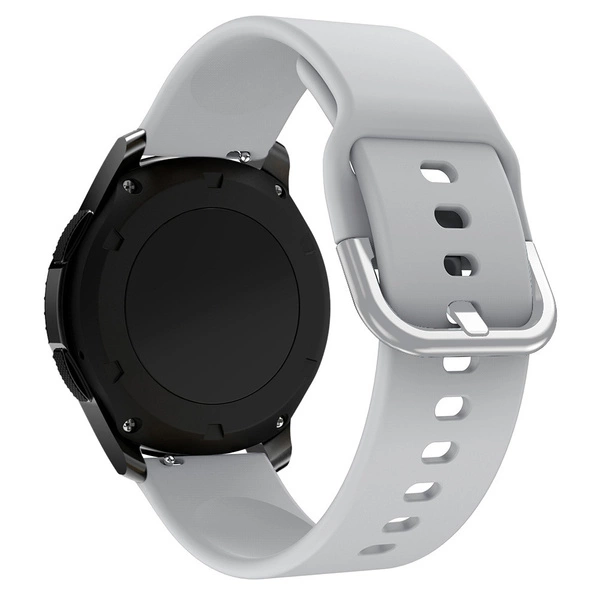 Bracelet TYS en silicone pour montre intelligente, universel, 22 mm, gris