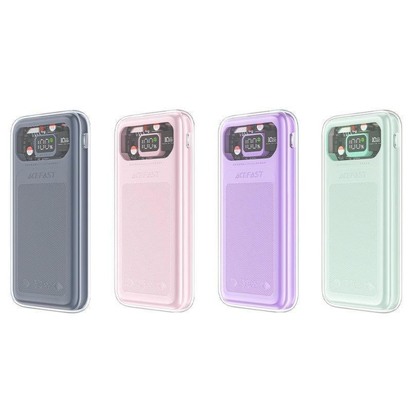 Acefast Powerbank 10000 mAh Sparkling Series Schnellladung 30 W rosa (M1)