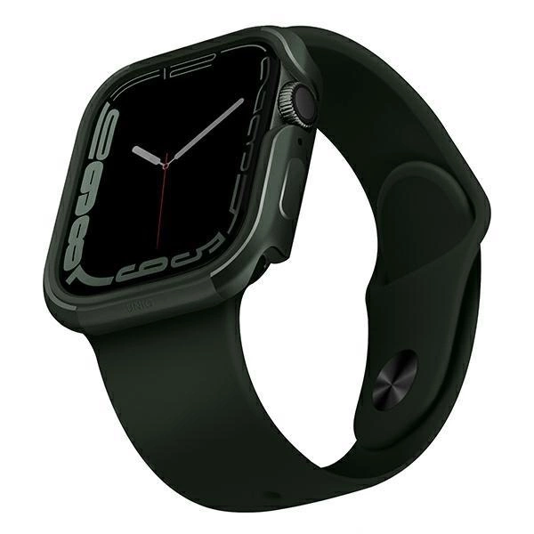 UNIQ etui Valencia Apple Watch Series 4/5/6/7/8/SE 45/44mm. zielony/green