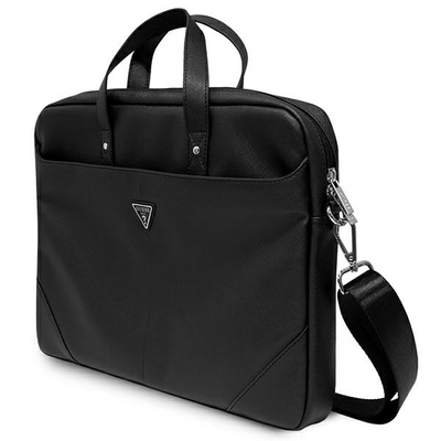 Torba Guess Saffiano Triangle Logo na laptopa 16'' - czarna
