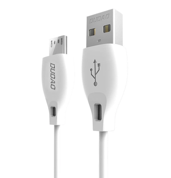 Câble Dudao câble micro USB 2.4A 1m blanc (L4M 1m blanc)