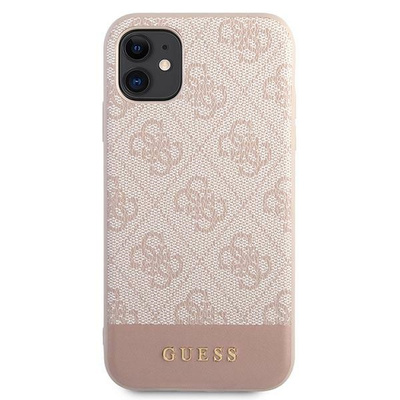 Guess 4G Stripe Collection Case for iPhone 11 / Xr 6.1&quot; - Pink