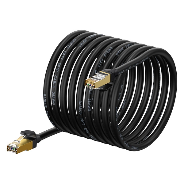 Baseus Speed Seven network cable RJ45 10Gbps 15m black (WKJS010801)