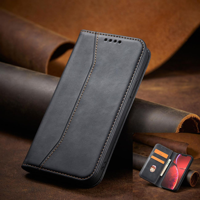 Magnet Fancy Case case for iPhone 14 Pro Max flip cover wallet stand black