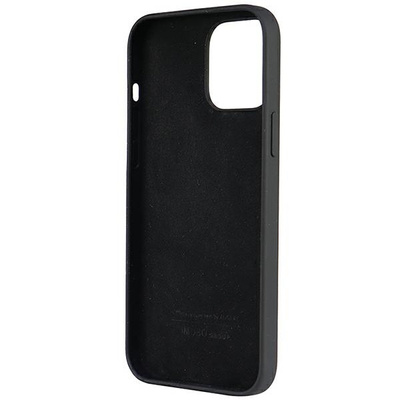 Audi Silikonhülle iPhone 13 Pro Max 6,7&quot; schwarz/schwarz Hardcase AU-LSRIP13PM-Q3/D1-BK
