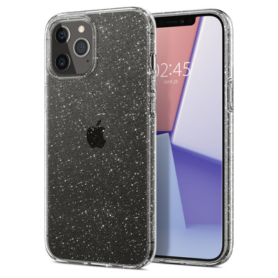 Spigen Liquid Crystal Hülle für iPhone 12 / iPhone 12 Pro – transparent und glitzernd