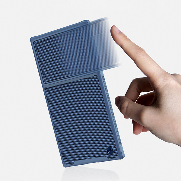 Nillkin Textured S Case für Samsung Galaxy S22 Ultra gepanzerte Hülle mit Kameraabdeckung grün