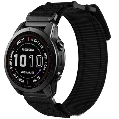 Tech-Protect Scout Pro Strap for Garmin Fenix 5 / 6 / 6 Pro / 7 - Black