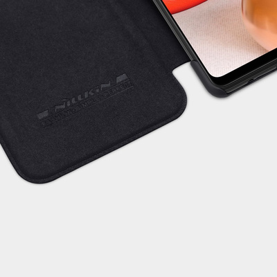 Nillkin Qin Lederholsterhülle für Samsung Galaxy A42 5G schwarz
