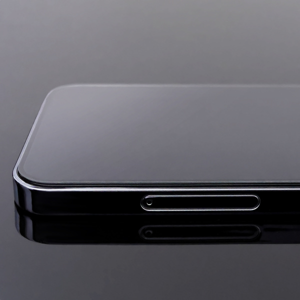 Wozinsky super haltbar Full Glue Hartglas Vollbild mit Rahmen Case Friendly iPhone 14 Pro Max Schwarz