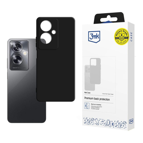 Etui 3mk Matt Case na Oppo A79 5G - czarne