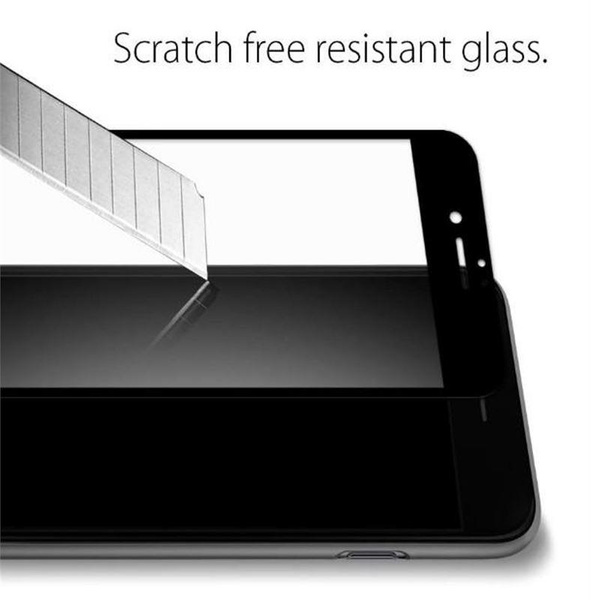 Spigen Glass FC Panzerglas für iPhone 7 / 8 / SE 2020 / 2022 - Schwarz 2 Stk.