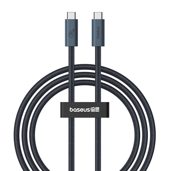 Baseus CB000068 USB-C – USB-C-Kabel 240 W PD 8K 60 Hz 1 m – Schwarz