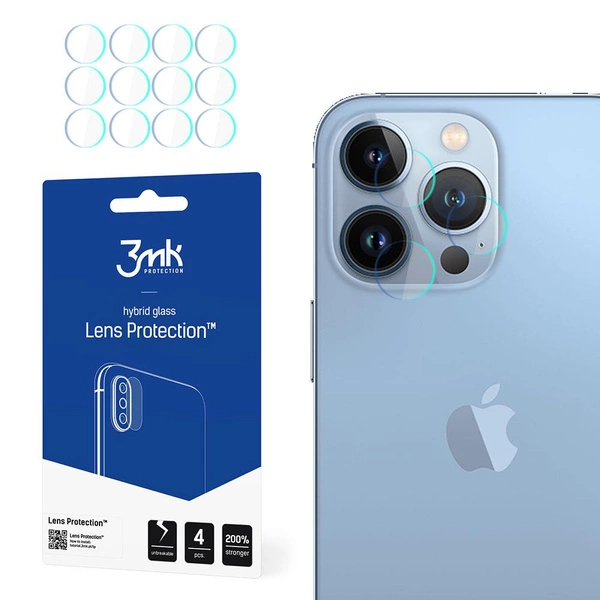 Szkło na aparat 3mk Lens Protection™ hybrydowe na iPhone 13 Pro