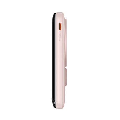 Baseus Magnetic Bracket power bank with wireless charging MagSafe 10000mAh 20W Overseas Edition pink (PPCX000204) + USB Type C cable Baseus Xiaobai Series 60W 0.5m