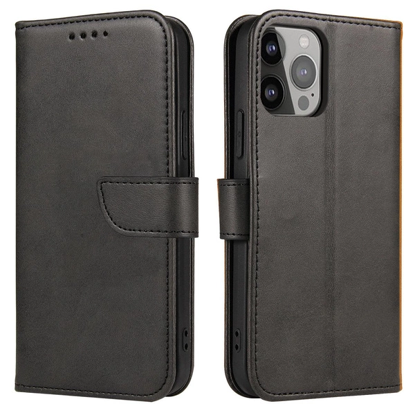 Magnet Case cover for TCL 305i flip cover wallet stand black
