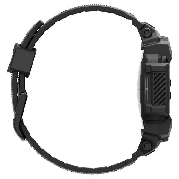 Spigen Rugged Armor Pro Case with Strap for Samsung Galaxy Watch 7 (40mm) - Black