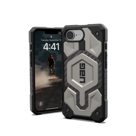 Etui UAG Monarch Pro MagSafe na iPhone 16e - tytanowe