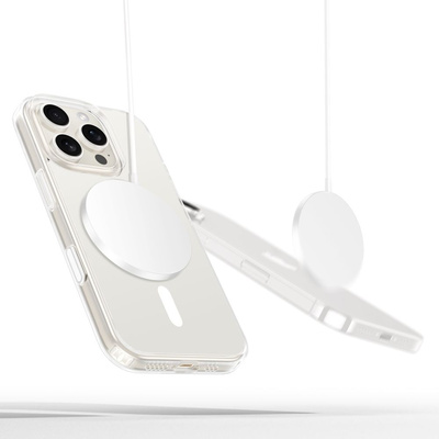 Tech-Protect Flexair Hybrid CC Magsafe Hülle für iPhone 16 Pro Max – transparent